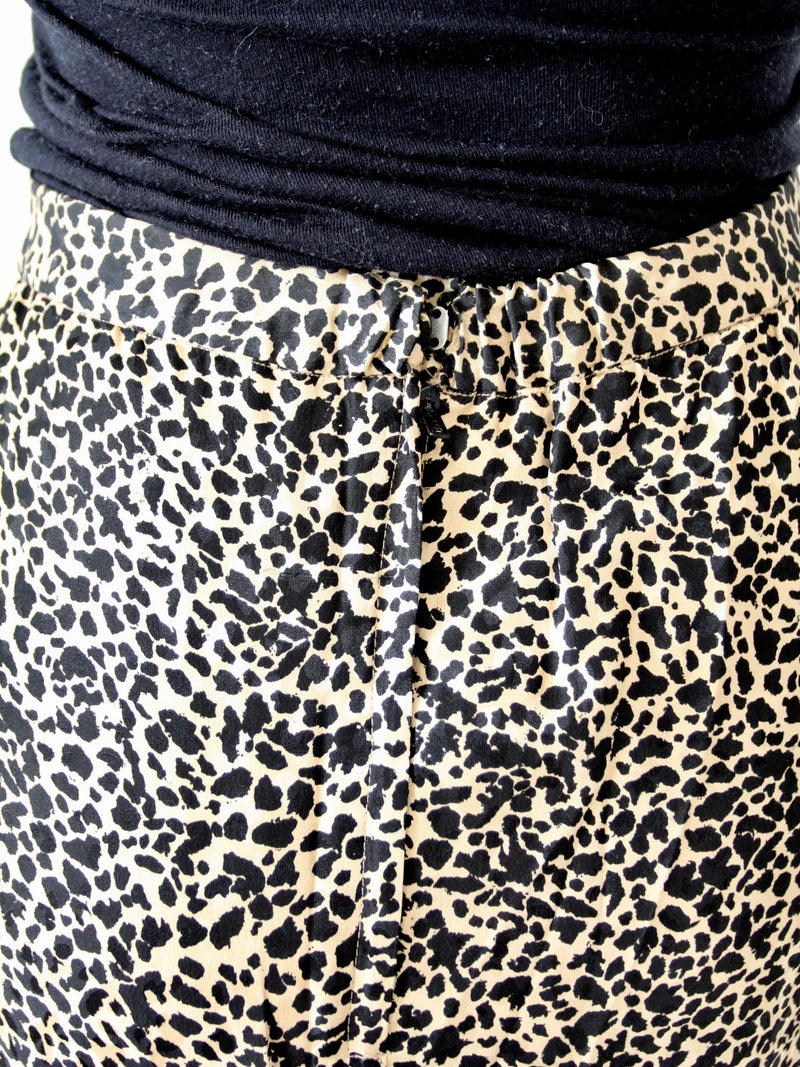 Leopard pencil skirt 80s best sale