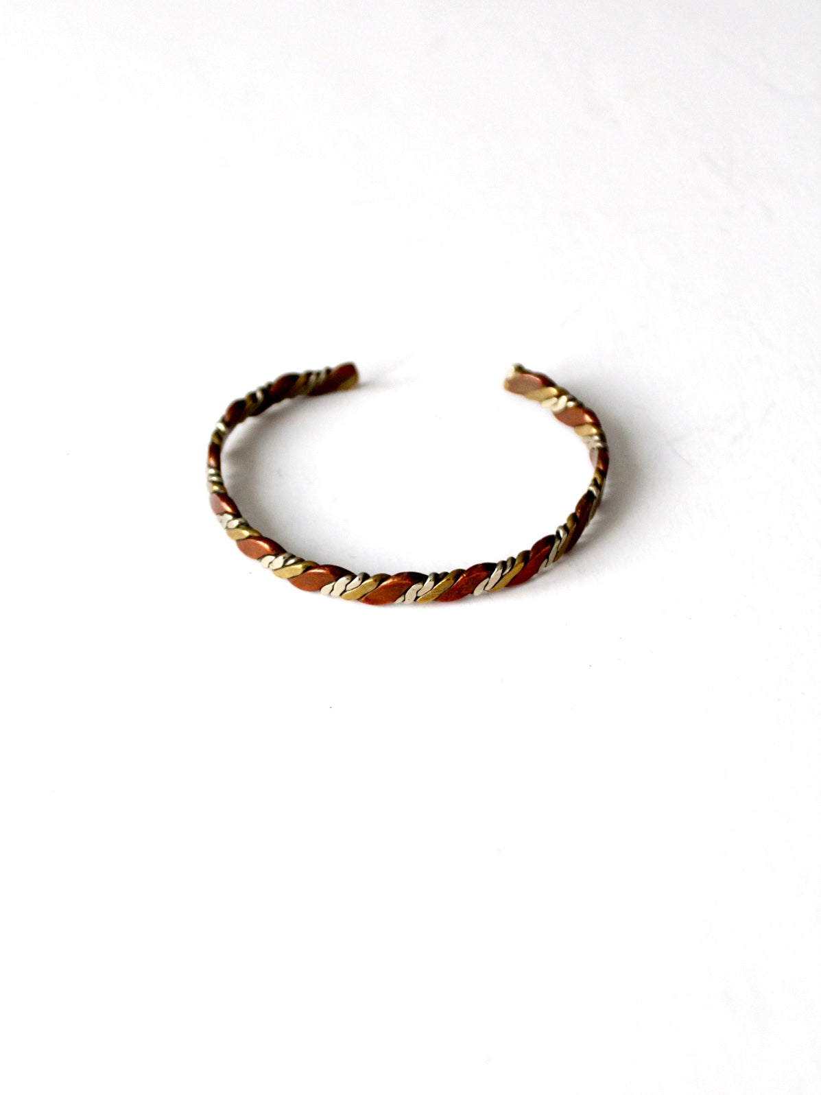 vintage Mexican mixed metal bracelet