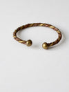 vintage copper and brass cuff