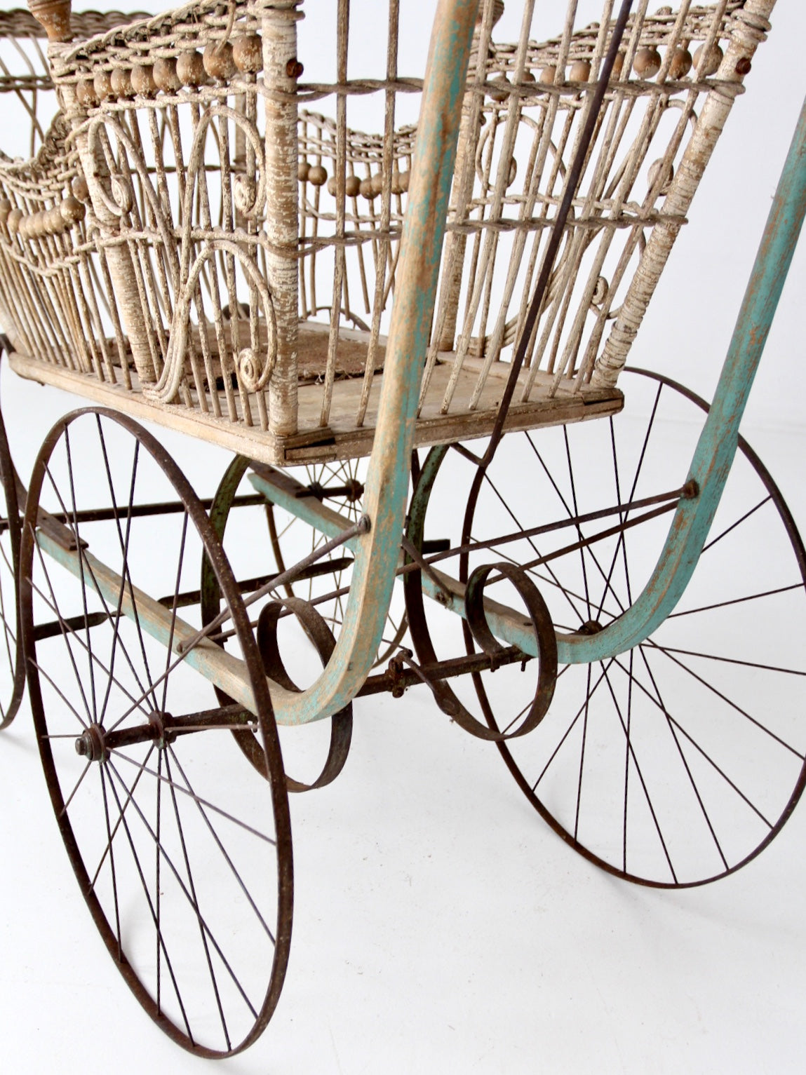 antique victorian wicker baby carriage Victorian wicker carriage – 86 Vintage