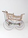 Victorian wicker carriage