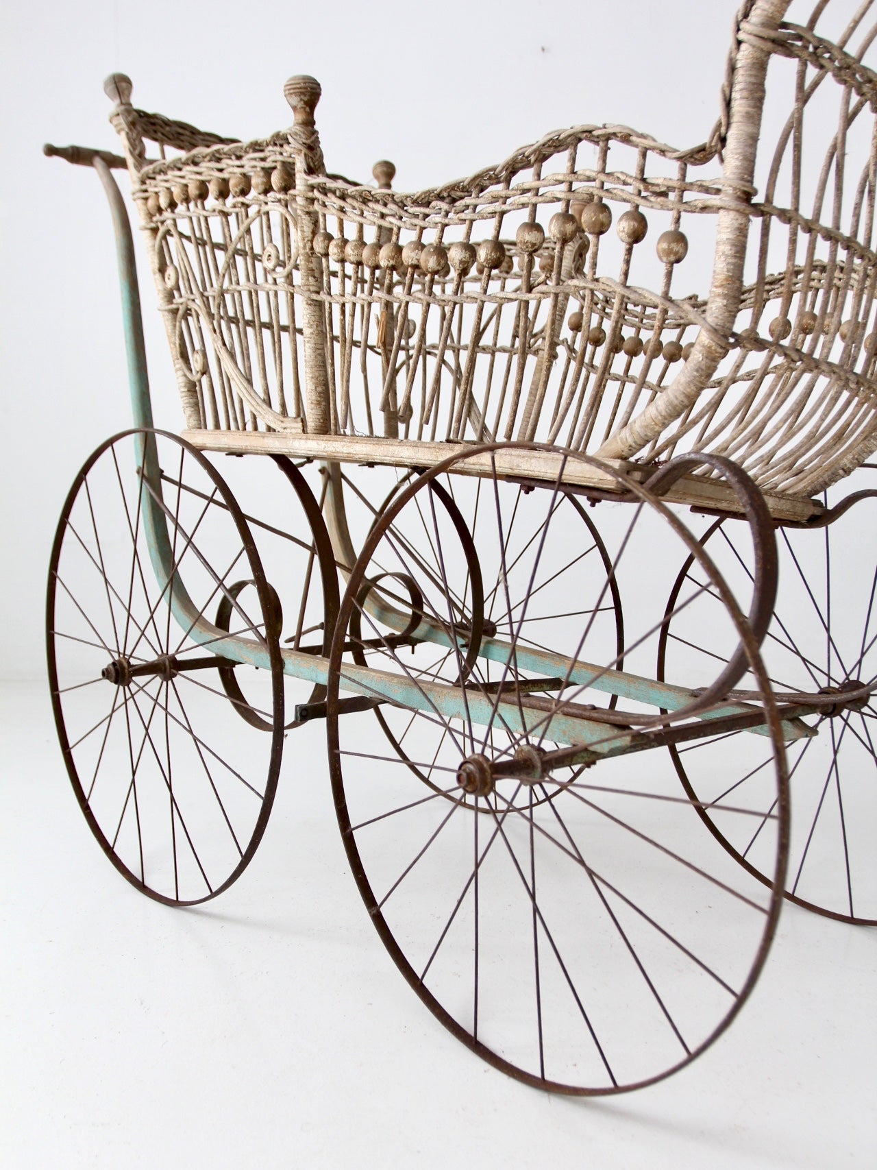 Wicker carriage sales