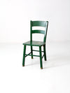 vintage painted wood accent chair