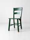 vintage painted wood accent chair