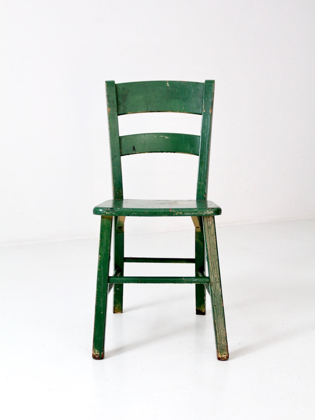 vintage painted wood accent chair