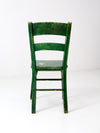 vintage painted wood accent chair