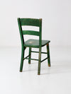 vintage painted wood accent chair