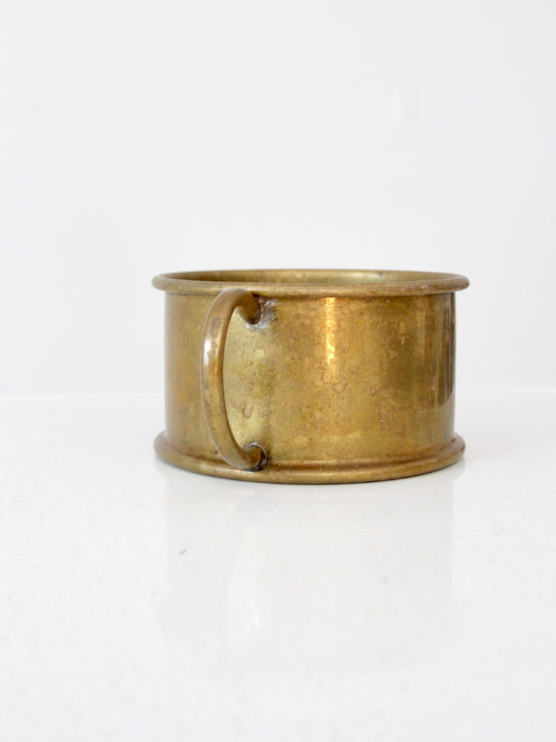 antique brass bowl
