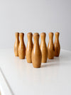 antique wooden skittles