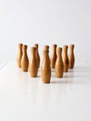 antique wooden skittles