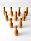 antique wooden skittles