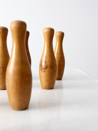antique wooden skittles