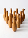 antique wooden skittles