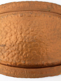 vintage Schaefer's hammered copper tray