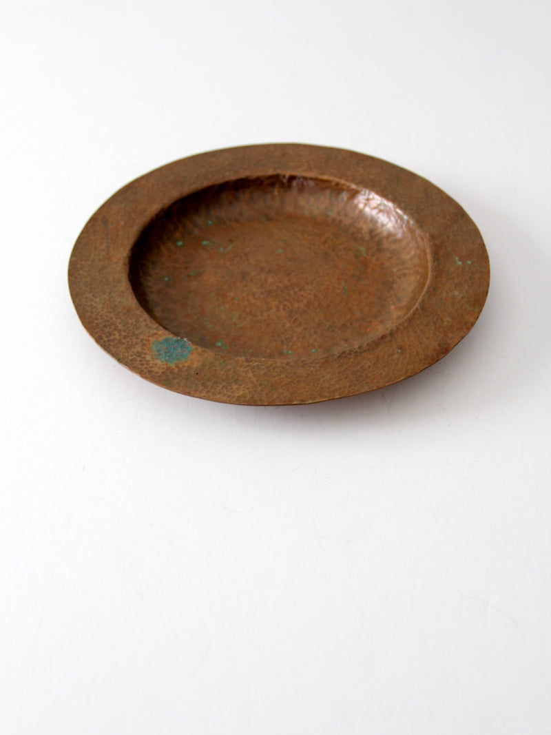 antique hammered copper bowl