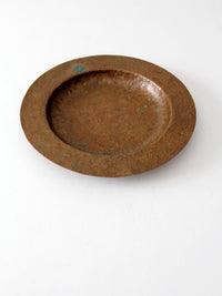 antique hammered copper bowl
