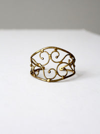 vintage brutalist cuff