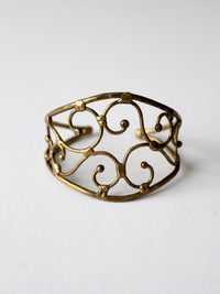 vintage brutalist cuff