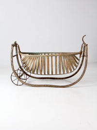 antique field cradle