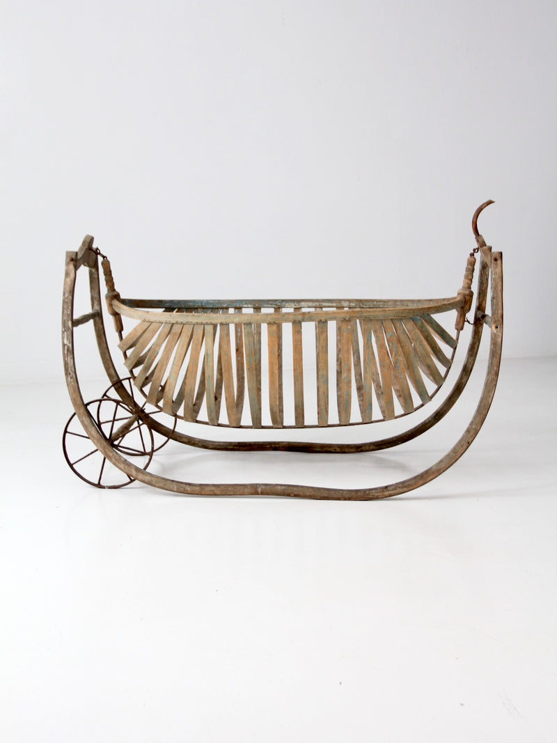 antique field cradle