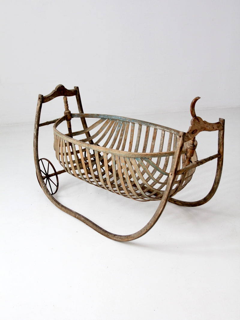 antique field cradle