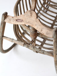 antique field cradle