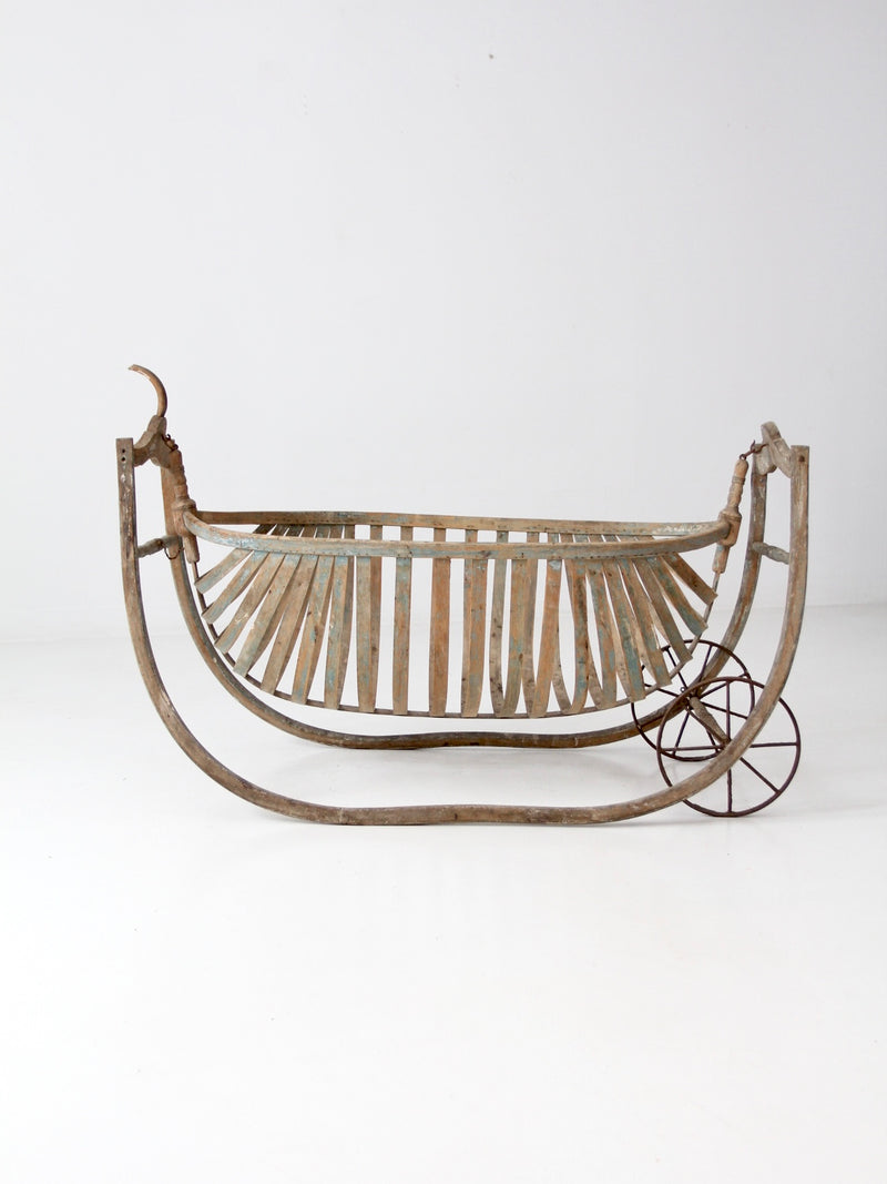 antique field cradle