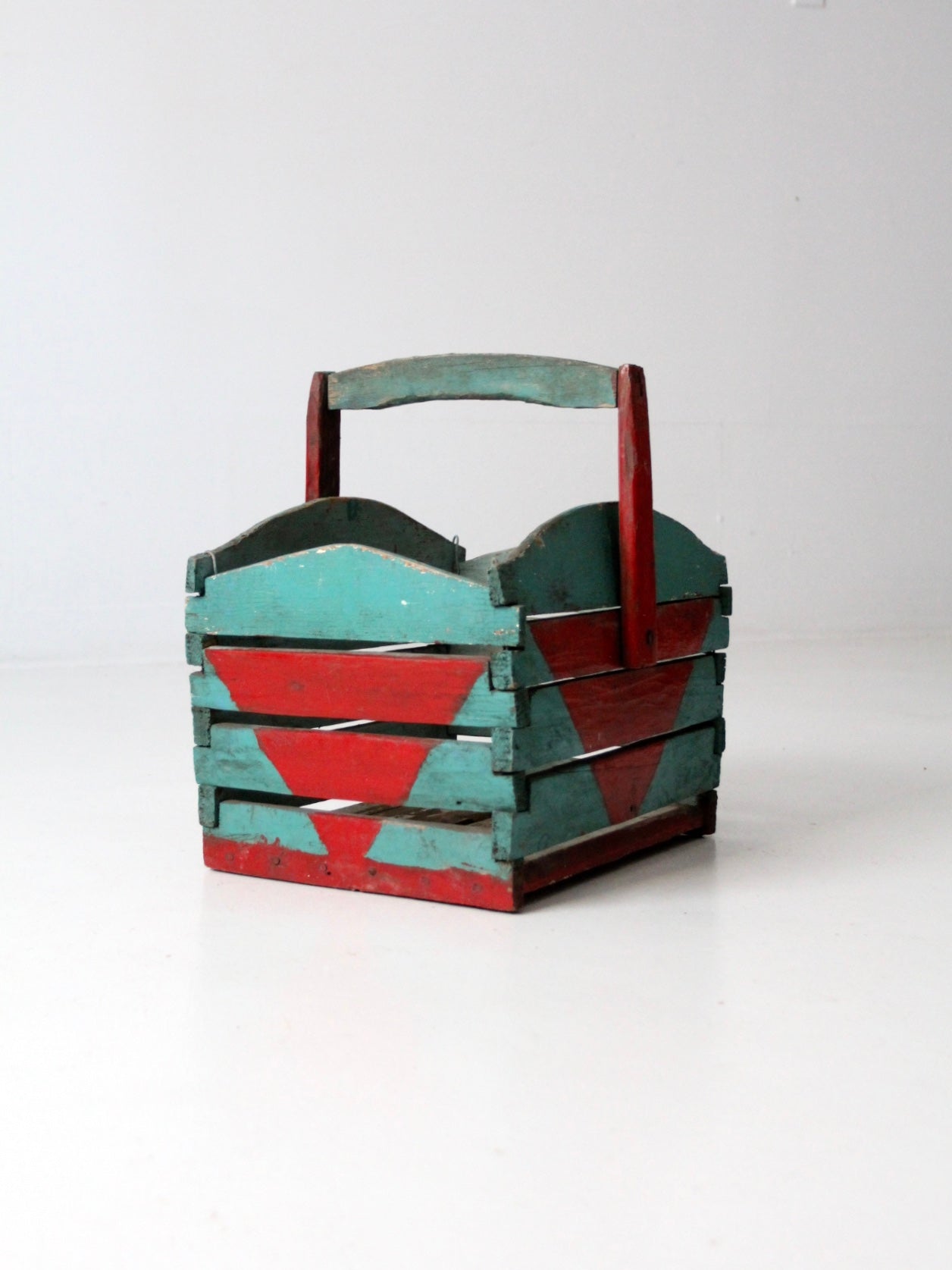 antique wooden basket