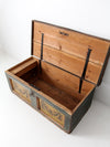 antique painted blanket chest