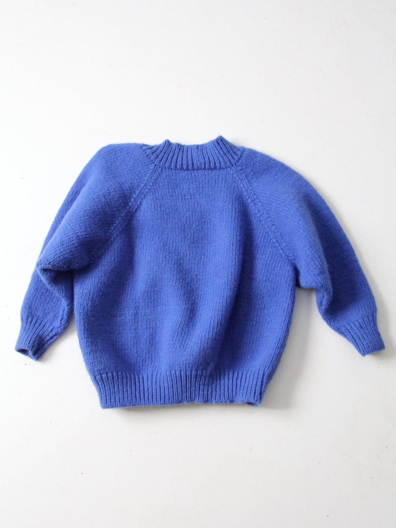 vintage hand-knit sweater