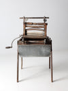 antique washing machine