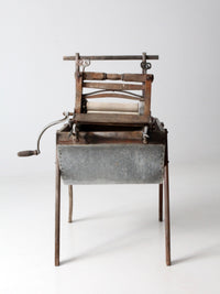 antique washing machine