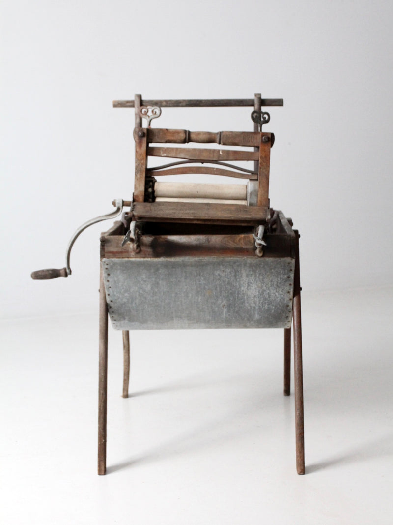 antique washing machine