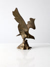 vintage brass American eagle statue