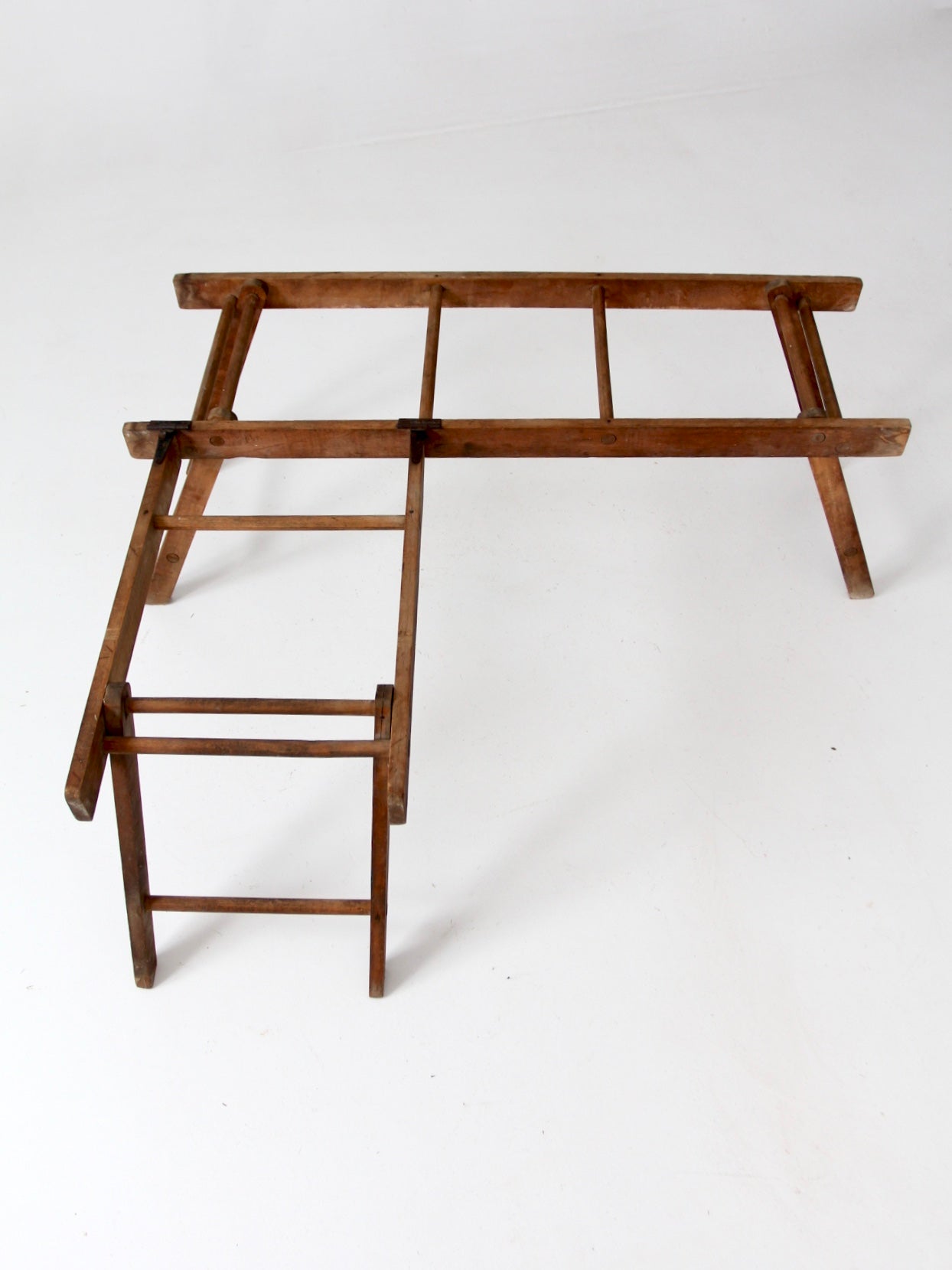 antique laundry stand with galvanized tub 86 Vintage