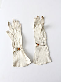 vintage leather driving gloves