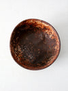 vintage rustic metal canteen bowl