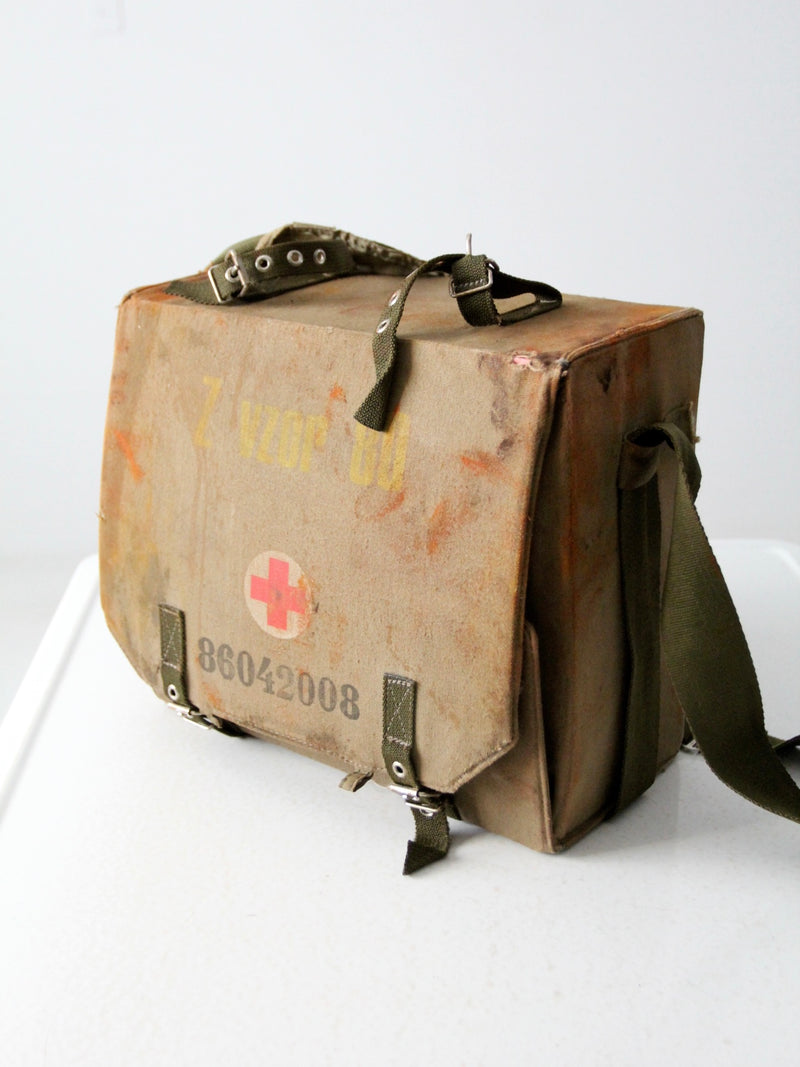 vintage Czech medic bag