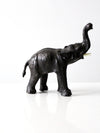 vintage leather elephant model