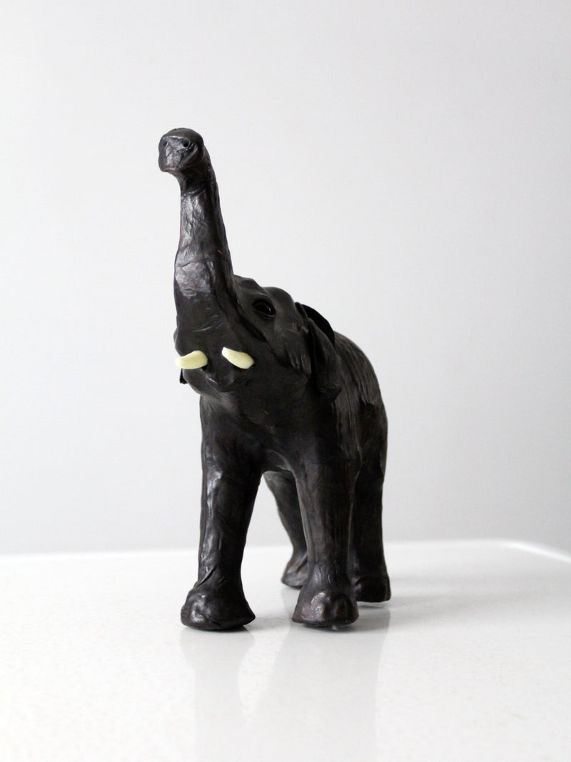 vintage leather elephant model