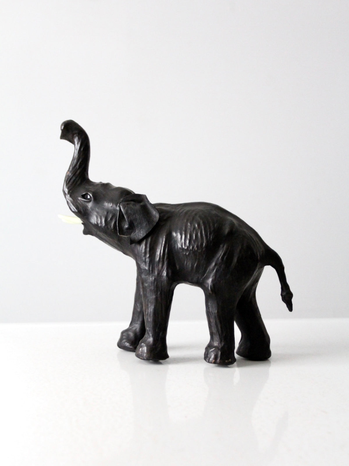 vintage leather elephant model