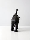 vintage leather elephant model