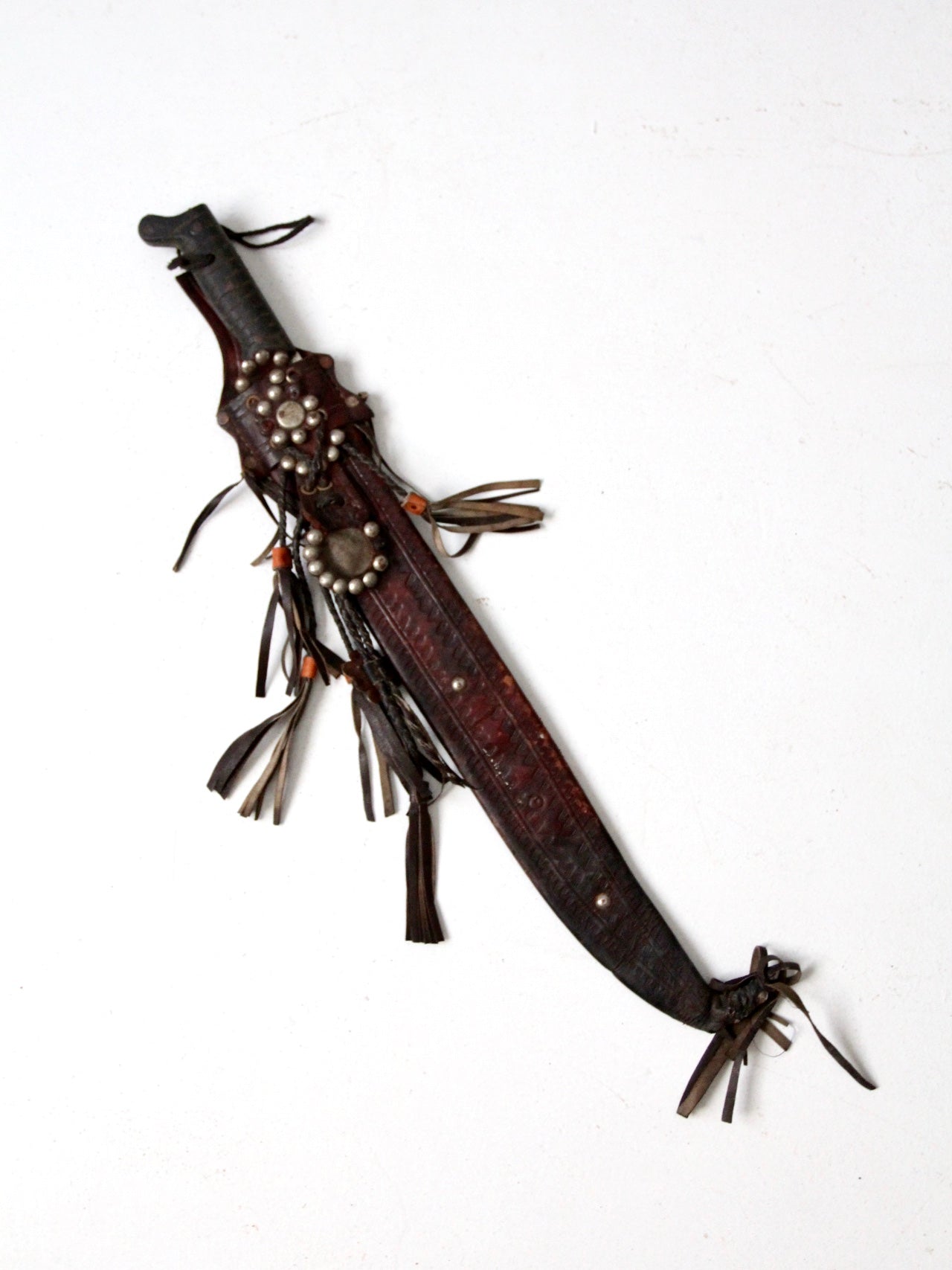 antique tobacco machete vintage La Marca Corneta machete with sheath – 86 Vintage antique tobacco machete vintage La Marca Corneta machete with sheath – 86 Vintage