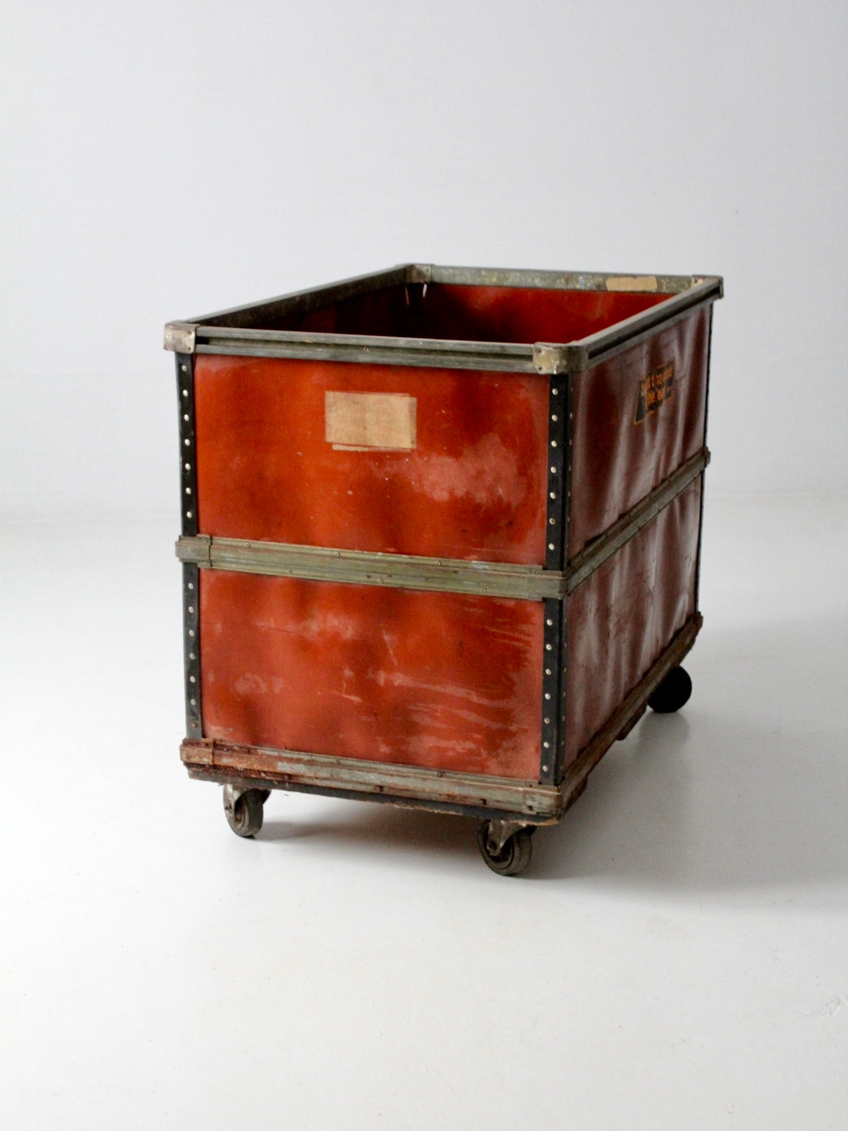 vintage industrial rolling cart