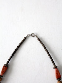 vintage boho beaded necklace