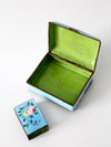 antique Chinese cloissone box and matchbox holder