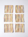 mid-century napkins set of 6