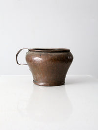 antique copper jug pot