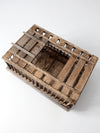 antique primitive farm crate