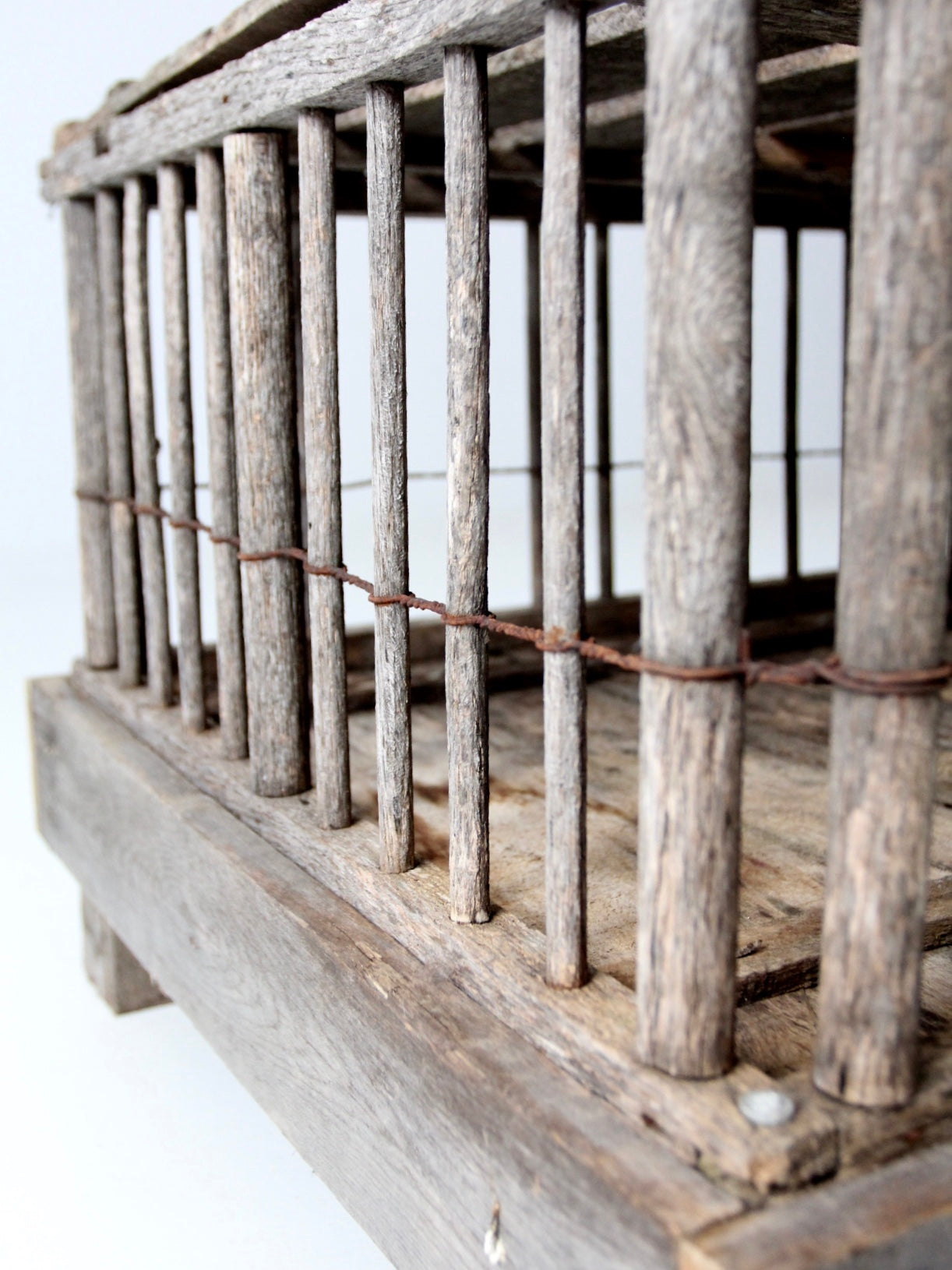antique primitive farm crate